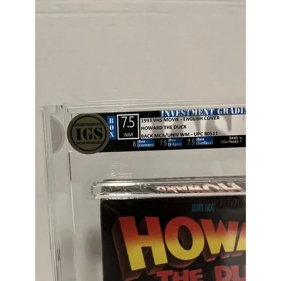 IGS 7.5 Graded Howard the Duck VHS 1986 George Lucas MCA Watermark W. Huyck G